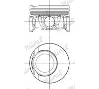 NÜRAL 87-450900-00 Pistone motore