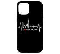 Nürnberg Skyline Battito del Cuore Germania Norimberga Custodia per iPhone 12/12 Pro