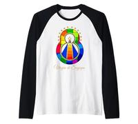 Nuestra Señora de Suyapa Patrona de Honduras Maglia con Maniche Raglan