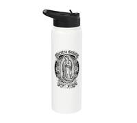 Nuestra Señora Por Vida Stainless Steel Insulated Water Bottle