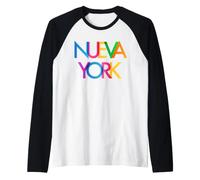 Nueva York: New York in Spagnolo, La Ciudad de Nueva York Maglia con Maniche Raglan