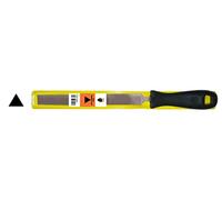 NUEVO 2024 - Lima de mecánico triangular entrefina de 6" con mango negro y funda de plástico