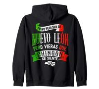 Nuevo León México Souvenir Chingon Mexican Pride Vacation Felpa con Cappuccio