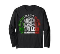 Nuevo León México Souvenir Mexican Travel Vacation Maglia a Manica