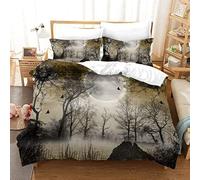 NUEYSP Set Copripiumino una Piazza e Mezza Luna piena Bambina Bambini Copripiumino 200x200 con Cerniera Caldo Morbido Anallergica Microfibra Copripiumini e 2 Federe 50x80 cm