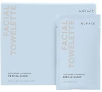 NuFace - PREP-N-GLOW Cleanse + Exfoliation Cloths - Peeling per il viso 20 St.