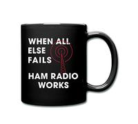 Nufar Tazza con radio prosciutto. Regalo radio prosciutto. Tazza con operatore radiofonico. Regalo per lui. Tazza per radio prosciutto. Tazza da caffè. Regalo radiofonico. Tazza in ceramica da 325 ml