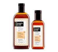 Nuggela & Sulé MEN - Shampoo Anticaduta Uomo e Formato Viaggio | Shampoo Nº1 Forza & Volume | Frena la Caduta dei Capelli Maschio. 250 ml + 100 ml
