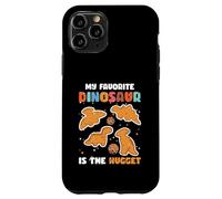 Nugget Il mio dinosauro preferito è l'amante del pollo Nugget Custodia per iPhone 11 Pro