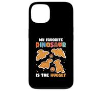 Nugget Il mio dinosauro preferito è l'amante del pollo Nugget Custodia per iPhone 13