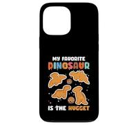 Nugget Il mio dinosauro preferito è l'amante del pollo Nugget Custodia per iPhone 13 Pro Max