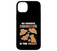 Nugget Il mio dinosauro preferito è l'amante del pollo Nugget Custodia per iPhone 14 Plus