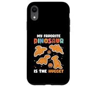 Nugget Il mio dinosauro preferito è l'amante del pollo Nugget Custodia per iPhone XR