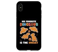 Nugget Il mio dinosauro preferito è l'amante del pollo Nugget Custodia per iPhone XS Max