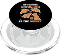 Nugget Il mio dinosauro preferito è l'amante del pollo Nugget PopSockets PopGrip per MagSafe