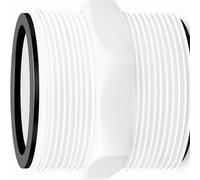 NUHFUFA 1 adattatore con guarnizione ad anello di accessori di ricambio per tubo da piscina da 3,8 cm, compatibile con tubo per pompa per piscina Intex Coleman