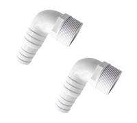 NUHFUFA 2 adattatori per tubo a gomito da 3,8 cm a 90 gradi, compatibile con Hayward SPX1105Z3/SPX1105Z4/SPX1091Z7 connettore per pompa per piscina fuori terra, filtro, skimmer