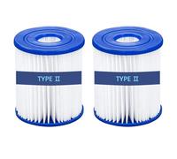 NUHFUFA 2 cartucce filtranti per piscina tipo Ⅱ, cartuccia filtro per vasca idromassaggio compatibile con 58094 530-800 Gal. Pompa filtrante per piscine fuori terra