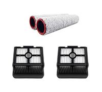 NUHFUFA 2 spazzole principali+2 filtri di ricambio compatibili per aspirapolvere Dreametech H13/M13 senza fili e accessori per la pulizia del pavimento