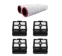 NUHFUFA 2 spazzole principali+4 filtri di ricambio compatibili per aspirapolvere Dreametech H13/M13 senza fili e accessori per la pulizia del pavimento