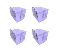 NUHFUFA 4 sacchetti per aspirapolvere a carbone attivo, accessori per Roborock S7 MaxV Ultra G10S Pro (viola)