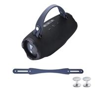 NUHFUFA Cinghia da polso in silicone per altoparlante Bluetooth wireless JBL Xtreme 4/3/2, tracolla portatile con viti in alluminio, antiscivolo e delicata sulla pelle, colore blu