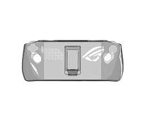 NUHFUFA Custodia protettiva rigida in PC con staffa compatibile con ASUS Rog Ally 7" palmare, antigraffio ergonomica Arc Grip Cover (nero)