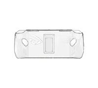 NUHFUFA Custodia protettiva rigida in PC con staffa compatibile con ASUS Rog Ally 7 pollici palmare, antigraffio ergonomica Arc Grip Cover (trasparente)