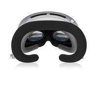 NUHFUFA Interfaccia facciale in silicone VR per Vision Pro, morbido cuscino di copertura per il viso antiscivolo e lavabile, maschera per il viso per Vision Pro(Nero)