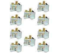 NUHFUFA Interruttore di temperatura a pedale in rame con protezione da sovraccarico 4TM 213RHBYY-53 NHM9AB per compressore frigorifero (10 pezzi)