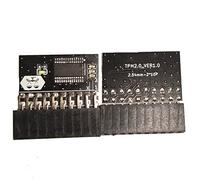 NUHFUFA LPC 20-1 pin 2 * 10P TPM2.0 modulo TPM GA 20-1 pin Fit per Gigabyte ASUS piattaforma parti(solo per RAM DDR4)