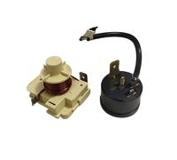 NUHFUFA Ricambio originale QD110H QL2-6.0 Frigorifero Starter+Protezione rotonda, Compressore Heavy Duty Starter Protector per vari tipi di frigorifero/congelatore Accessori