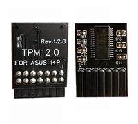 NUHFUFA Sostituzione TPM 2.0 Modulo Crittografia Security Module 14-pin-LPC ASUS (14-1) pin M R 2.0 per ASUS Parts
