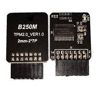 NUHFUFA TPM2.0 modulo TPM 14 Pin 2 * 7P modulo di Sicurezza Adatto per MSI B250M Win11 Piattaforma Parti(LPC)