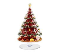 Nuhjytgf Centrotavola per Natale Decor 2D in Acrilico | Decorazione per Albero di Natale, Ruota Panoramica, Giostra E Cartello,Centrotavola per Le Feste,per Casa Scrivania Scaffale Soggiorno Studio