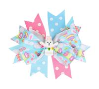 Nuhjytgf Clip di prua per donne, per bambini, I fiocchi per capelli per capelli per ragazze, Carino a nastro con coniglietto carino, barrette di moda per adolescenti per bambini per bambini