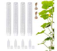 Nuhjytgf Pali di Muschio | Impilabile da 63.5 cm | Supporti per Piante A Design Reticolare,per Orchidea, Vite, Giardino, Vaso, Fioriera, Vivaio, Uso in Interno Ed Esterno