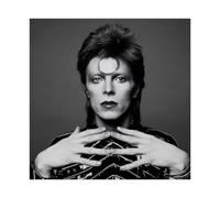 NUIHAGF Stampe fotografiche di David Bowie (poster su tela, decorazione artistica da parete per soggiorno, camera da letto, 40 x 40 cm)