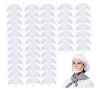 Nuiorfty 50 pezzi di protezione per la bocca maschera trasparente antiappannamento protezione igienica filmata e confezionata singol