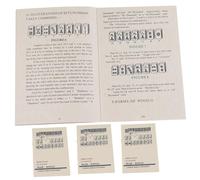 Nuiorfty Carte Mahjong 2024 4 Pezzi Libro Mahjong di Grandi Dimensioni per Principianti comprese Regole e strategie Come Giocare per Principianti assoluti