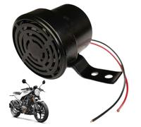 Nuiorfty Divertente clacson per Auto Cane Che abbaia clacson per ebike 12V-80V Tromba per Veicolo Elettrico per Facile da installare Nera