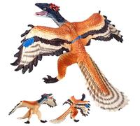 Nuiorfty Giocattoli di Dinosauro per Bambini 4.33x5.12x2.56 Simulazione realistica in plastica sicura Archeopteryx Dinosaur Toys Forniture Creative per Feste per Bambini Ragazzi Bambino