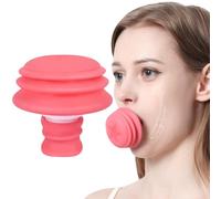 Nuiorfty Jaw Trainer Silicone Dispositivo di serraggio delle guance 2 6x2 4 Pollici Riutilizzabile Jawline Shaper per Donne e Uomini Collo Doppio Mento Face Yoga