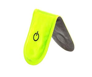 Nuiorfty Luce di Sicurezza Luce di Marcia Notturna LED Riflettore Clip Clip Magnetica Riflettente Strobo Multifunzione per Sport all'Aria Aperta Ciclismo Giallo