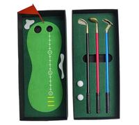 Nuiorfty Penne da golf Accessori da scrivania da golf Include bandiera e 2 palline 3 penne divertenti per bomboniere Bambini Adulti