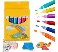 Nuiorfty Penne per popcorn 6 pezzi / 1 set Penne gonfie magiche 3D Art disegno sicuro di popcorn a bolle fai-da-te per bambini c