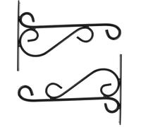 Nuiorfty Staffa per Cesto sospeso 2 Pezzi 12x8 Pollici Ganci per Cesto sospeso in Metallo Ganci per Piante Resistenti Decorativi per Piante per Lanterne Mangiatoia per Uccelli Fiore