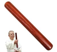 Nuiorfty Tai Chi Sticks for Beginners, 15.8x1.4 inch Wooden Tai Chi Ruler Practice Tools for Fitness, Physical Rehabilitation