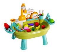 Nuiorfty Tavolo Acquatico per Bambini Tavolo Acquatico per Bambini con Pompa Elettrica e Gambe Staccabili Giocattolo Lavandino per Divertimento Sensoriale all'Aperto Verde