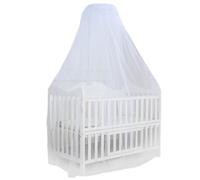 Nuiorfty Tenda per letto a baldacchino in rete alta e sollevabile da 79'' con cupola per bambini con baldacchino in poliestere da
